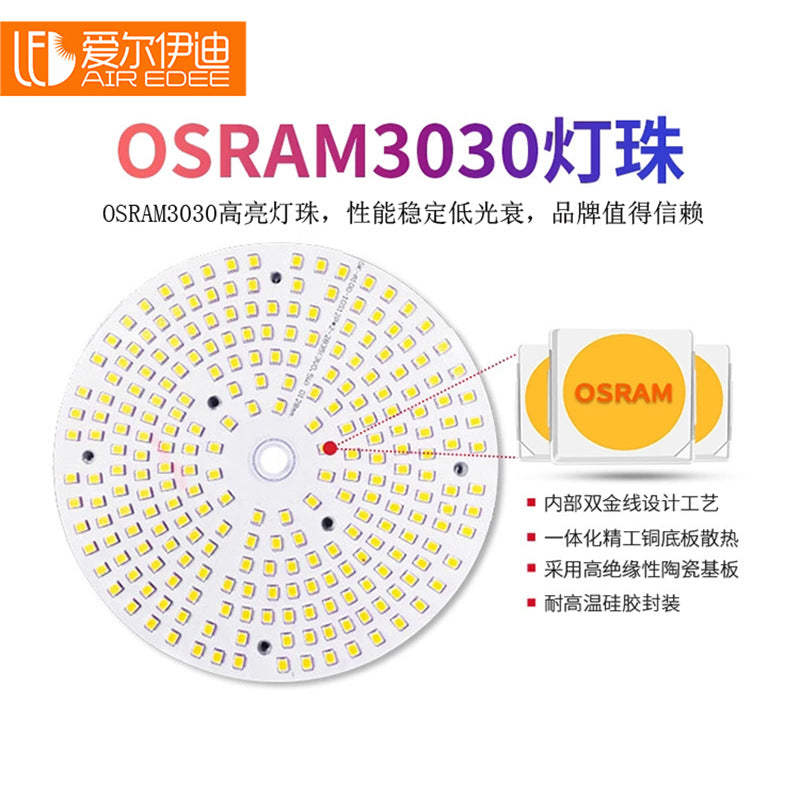 led鳍片工矿灯厂房车间照明灯100w150w工业吊灯仓库球馆灯灯具
