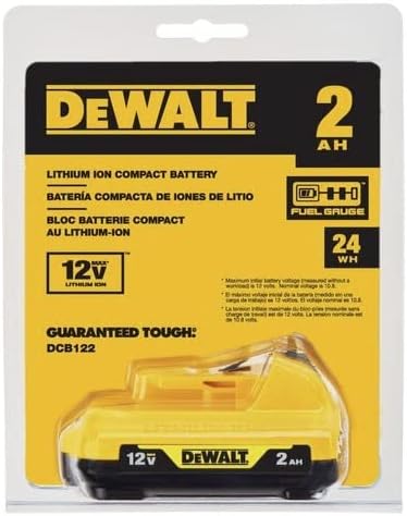 DEWALT DCB122 12V MAX* 2AH LITHIUM ION BATTERY