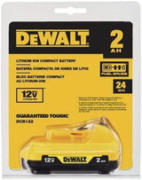 DEWALT DCB122 12V MAX* 2AH LITHIUM ION BATTERY