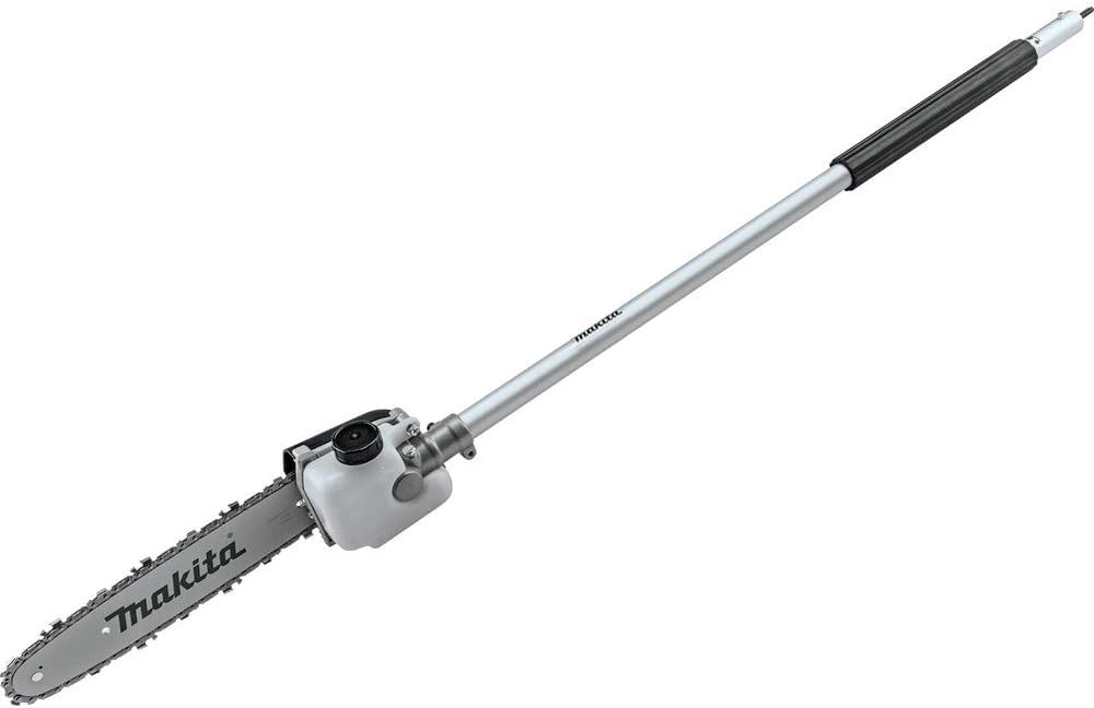 Makita XUX02SM1X4 18V LXT Lithium-Ion Brushless Cordless Couple Shaft Power Head Kit With 13" String Trimmer & 10" Pole Saw Attachments (4.0Ah)
