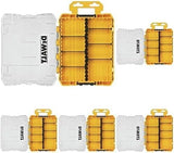 DEWALT Tool Box, Medium 8-Compartments Small Parts Organizer, Portable Tough Case Screw Organizer Toolbox with Customazible Dividers (DWAN2190)