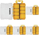 DEWALT Tool Box, Medium 8-Compartments Small Parts Organizer, Portable Tough Case Screw Organizer Toolbox with Customazible Dividers (DWAN2190)