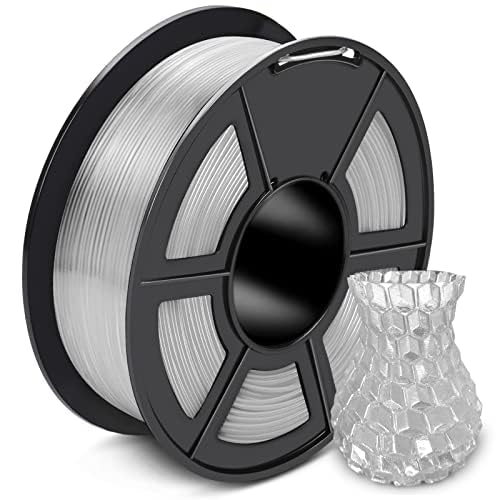 SUNLU PETG Filament 1.75mm 4KG Bundle (4x1kg Black),Good Layer Adhesion,Weather-Resistant & High Impact for Outdoor Parts and Mechanical Gears, Less Stringing, Dimensional Accuracy +/- 0.02mm.