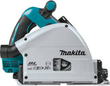 Makita XPS01PTJ 18-Volt X2 LXT Lithium-Ion (36V) Brushless Cordless 6-1/2 inch Plunge Circular Saw Kit (5.0Ah) with 199140-0 39 inch Guide Rail(Sold separately)