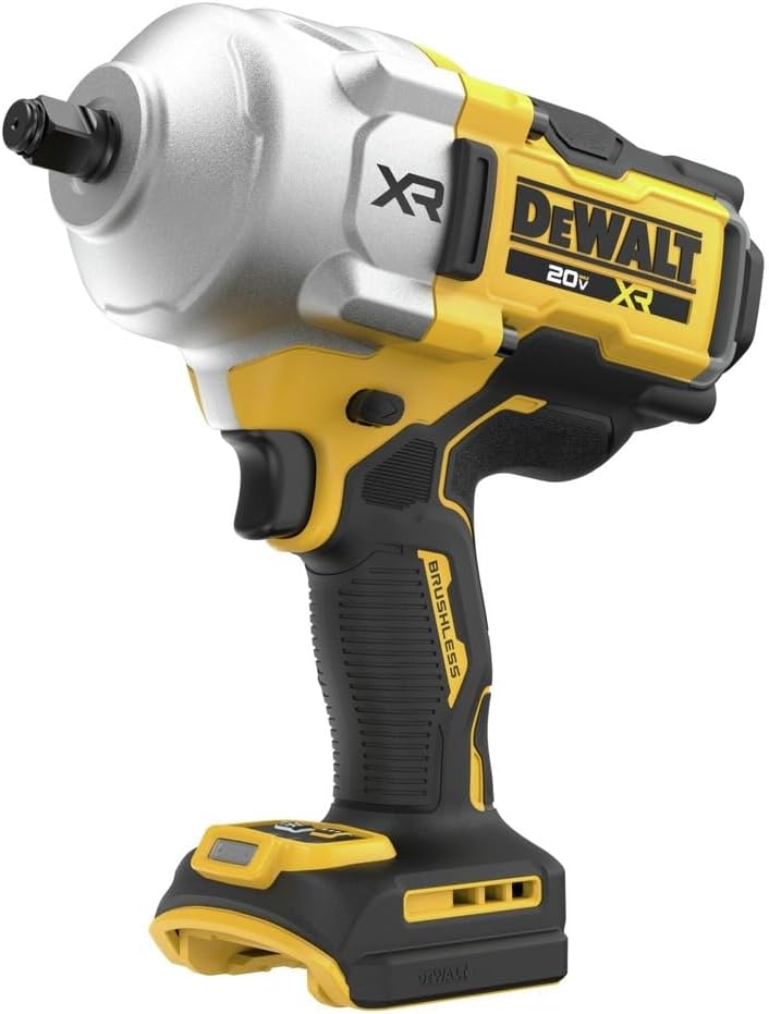 DEWALT 20V MAX Cordless Impact Wrench, 1/2" Hog Ring, High Torque, Brushless, Bare Tool Only (DCF961B)