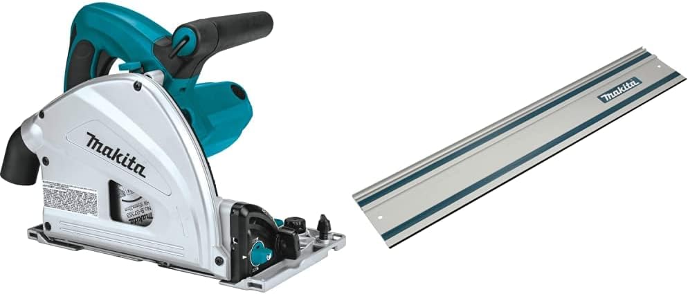 Makita SP6000J 6-1/2" Plunge Circular Saw, with Stackable Tool Case and 199140-0 39" Guide Rail