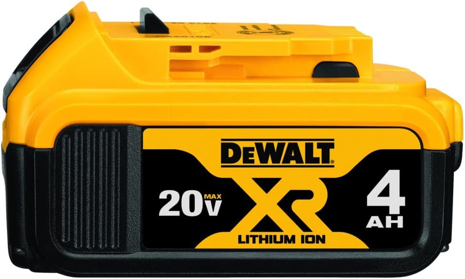 DEWALT 20V MAX* XR Battery, 4.0-Ah, 2-Pack (DCB204-2), Black