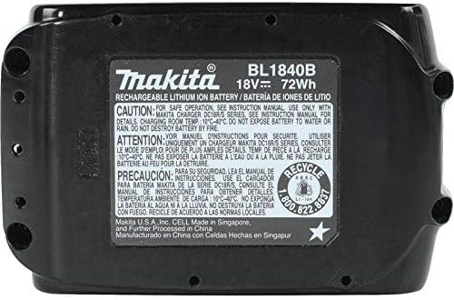Makita BL1840B-2 18V LXT Lithium-Ion 4.0Ah Battery Twin Pack, Black