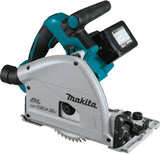 Makita XPS01PTJ 18-Volt X2 LXT Lithium-Ion (36V) Brushless Cordless 6-1/2 inch Plunge Circular Saw Kit (5.0Ah) with 199140-0 39 inch Guide Rail(Sold separately)