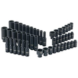 DEWALT Impact Socket Set, Combination, SAE/MM, 3/8-Inch Drive, 42-Piece (DWMT19248)