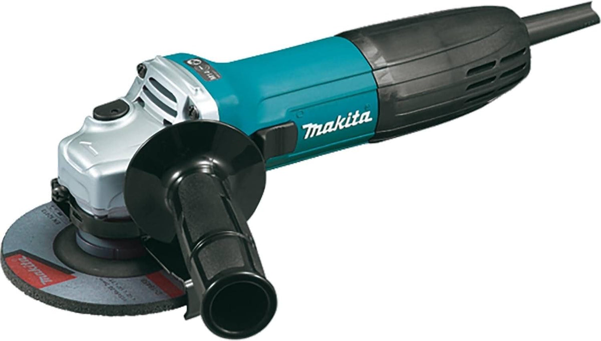 Makita HR2641X1 SDS-PLUS 3-Mode Variable Speed AVT Rotary Hammer with Case and 4-1/2" Angle Grinder, 1"
