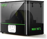 SUNLU Official 3D Printer Filament Dryer E2, 110℃ Max Temperature, 500W PTC Heater, Dry and Anneal 2-in-1, Dual-Chamber, Designed for Engineering Filaments, PC PA-CF FR-ABS Filament Dryer Box (Black)
