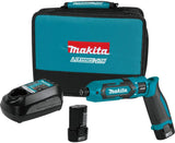 Makita TD022DSE 7.2V Lithium-Ion Cordless 1/4" Hex Impact Driver Kit