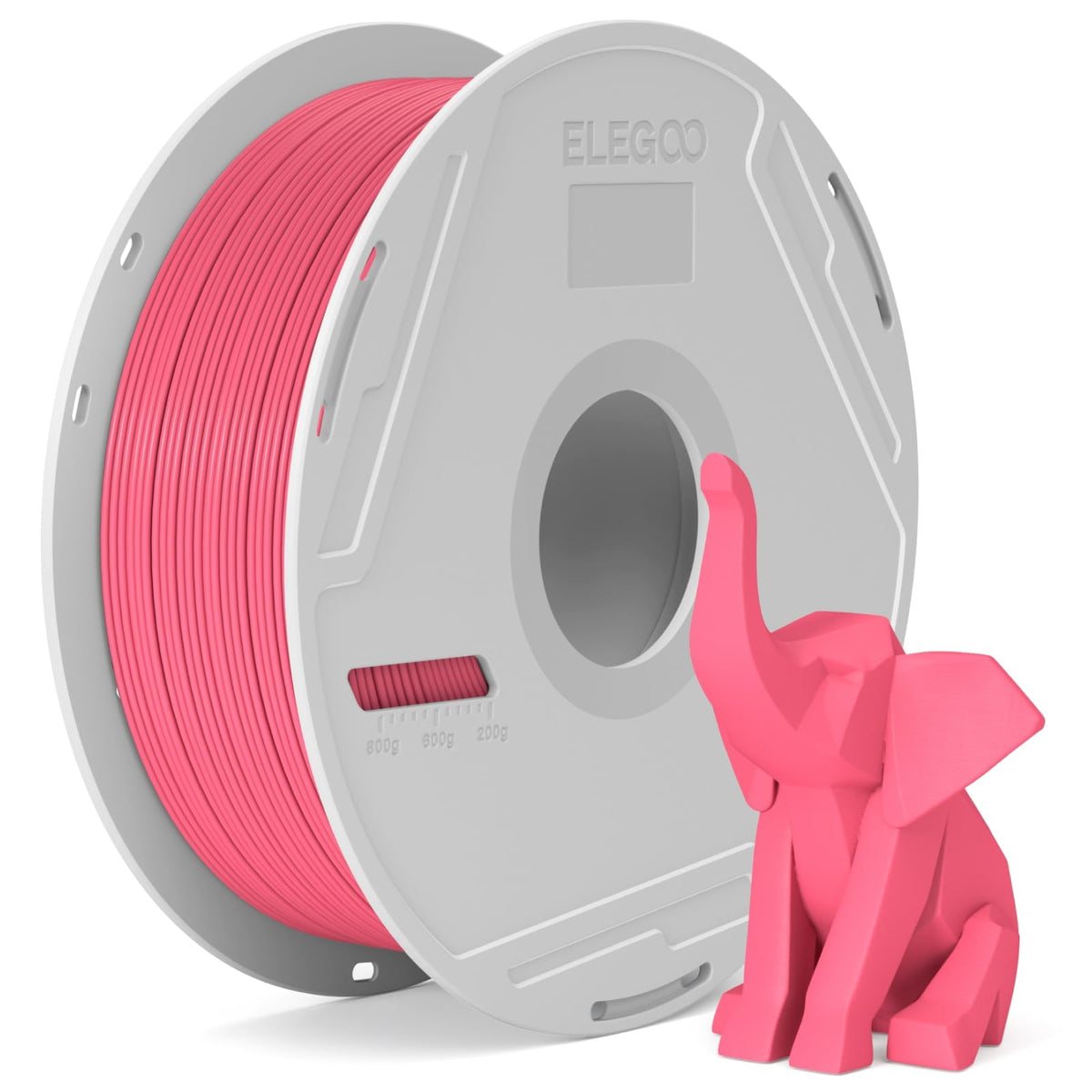 ELEGOO PLA Basic Refill Filament 1.75mm Bundle 4KG, 3D Printer Filament No Spool for Reusable Spool Refilling Dimensional Accuracy +/- 0.02mm, 4pcs 1kg Spool(2.2lbs) Black, White, Red, Cobalt Blue