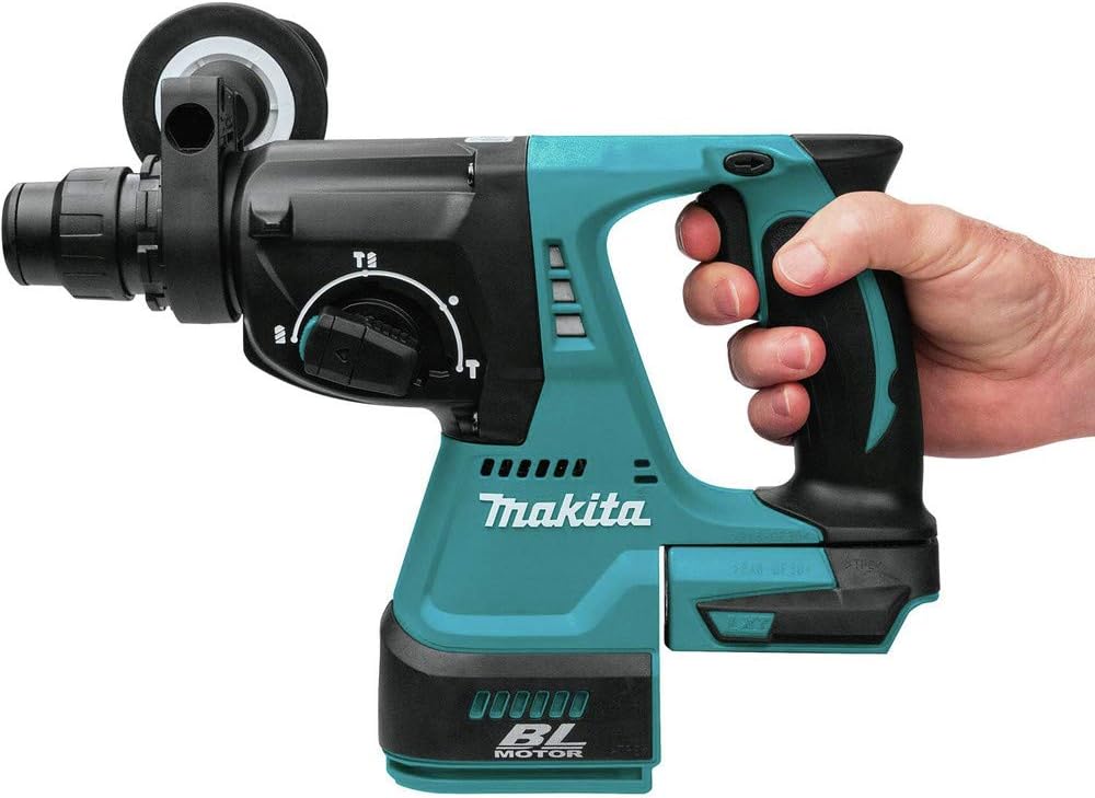 Makita XRH01Z 18V LXT Lithium-Ion Brushless Cordless 1-Inch Rotary Hammer Accepts SDS-PLUS Bits