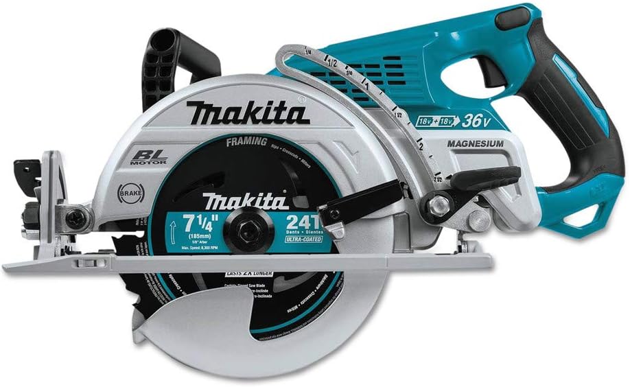 Makita XSR01Z 36V (18V X2) LXT® Brushless Rear Handle 7-1/4" Circular Saw, Tool Only