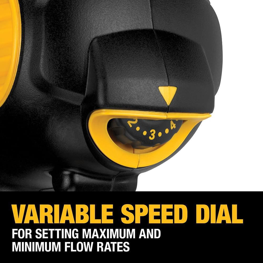 DEWALT 20V MAX Caulking Gun, Cordless, 10oz, Variable Speed Trigger, Interchangeable Canister Trays, Bare Tool Only (DCE560B)