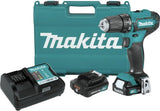 Makita FD09R1 12V max CXT® Lithium-Ion Cordless 3/8" Driver-Drill Kit (2.0Ah)