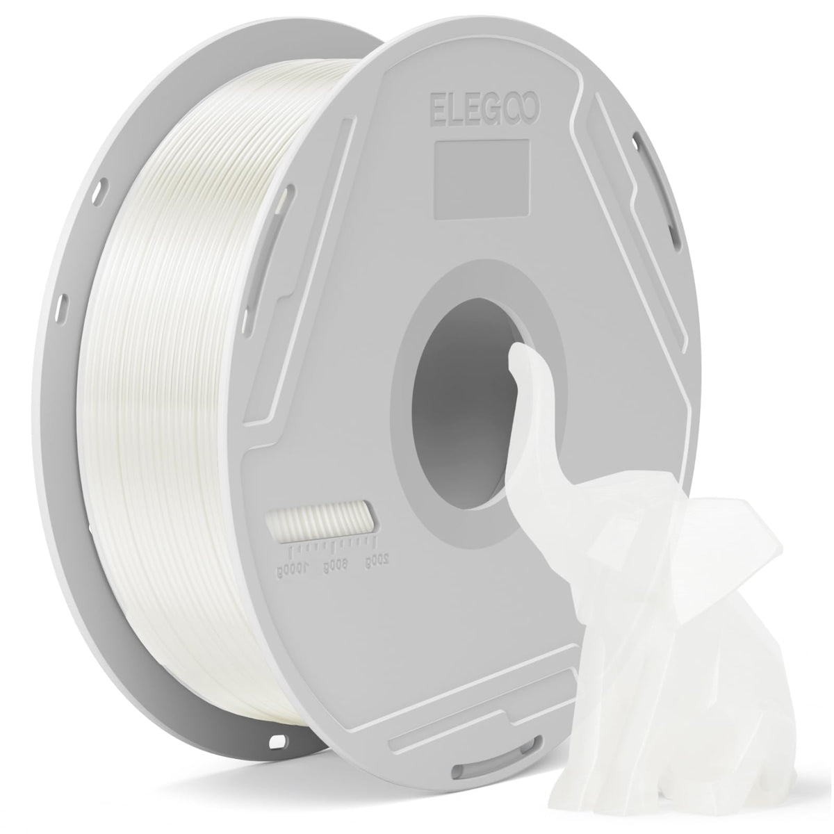 ELEGOO PLA Basic Refill Filament 1.75mm Bundle 4KG, 3D Printer Filament No Spool for Reusable Spool Refilling Dimensional Accuracy +/- 0.02mm, 4pcs 1kg Spool(2.2lbs) Black, White, Red, Cobalt Blue