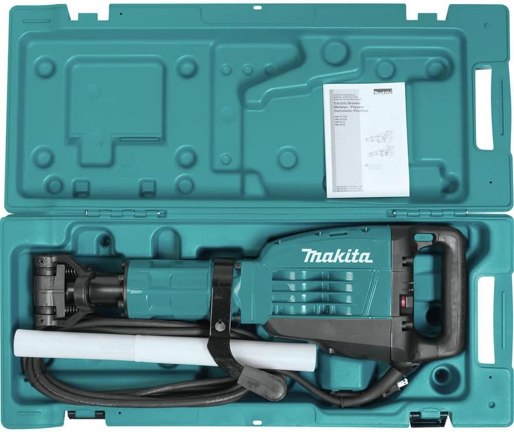 Makita HM1307CB-R 35 lb. 1-1/8 in. Hex Demolition Hammer Kit (Renewed)