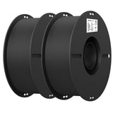Creality 3D Printer Filament 1.75mm 4KG, PLA Filament Bulk +/- 0.02mm, 4 Pack 1kg Spool(2.2lbs) 3D Printing Filament Fits for Most FDM 3D Printers, Black White Blue Red