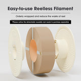 eSUN PLA+ Refilament 1.75mm, 3D Printer Refill PLA Plus, 1KG per Roll, 4 Rolls Spoolless 3D Printing Filament for 3D Printers, Black