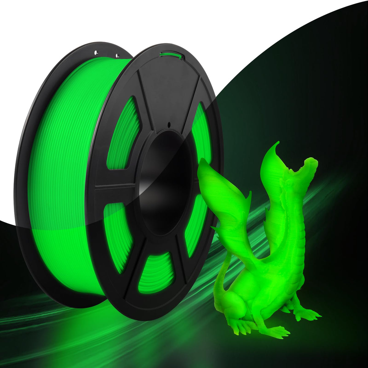 SUNLU 3D Printer Filament Bundle PLA Filament 1.75mm, Individually Vacuum Packed, 0.25kg per Spool, 2kg in Total, 8 Pack, Black+Bone White+Grey+Brown+Red+Blue+Olive Green+Wood