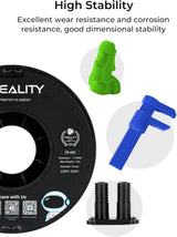 Creality ABS Filament 1.75mm Black 4 kg, 3D Printer Filament Bundle, Excellent Resistance, Odorless Non-Toxic, Stability, Tough, 4 Pack(8.8 lbs) (Black 4-Pack)