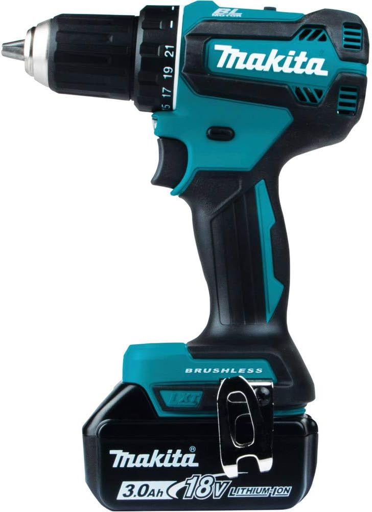 Makita XFD131 18V LXT® Lithium-Ion Brushless Cordless 1/2" Driver-Drill Kit (3.0Ah), Variable Speed