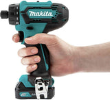 Makita FD10R1 12V max CXT® Lithium-Ion Cordless 1/4" Hex Driver-Drill Kit (2.0Ah)
