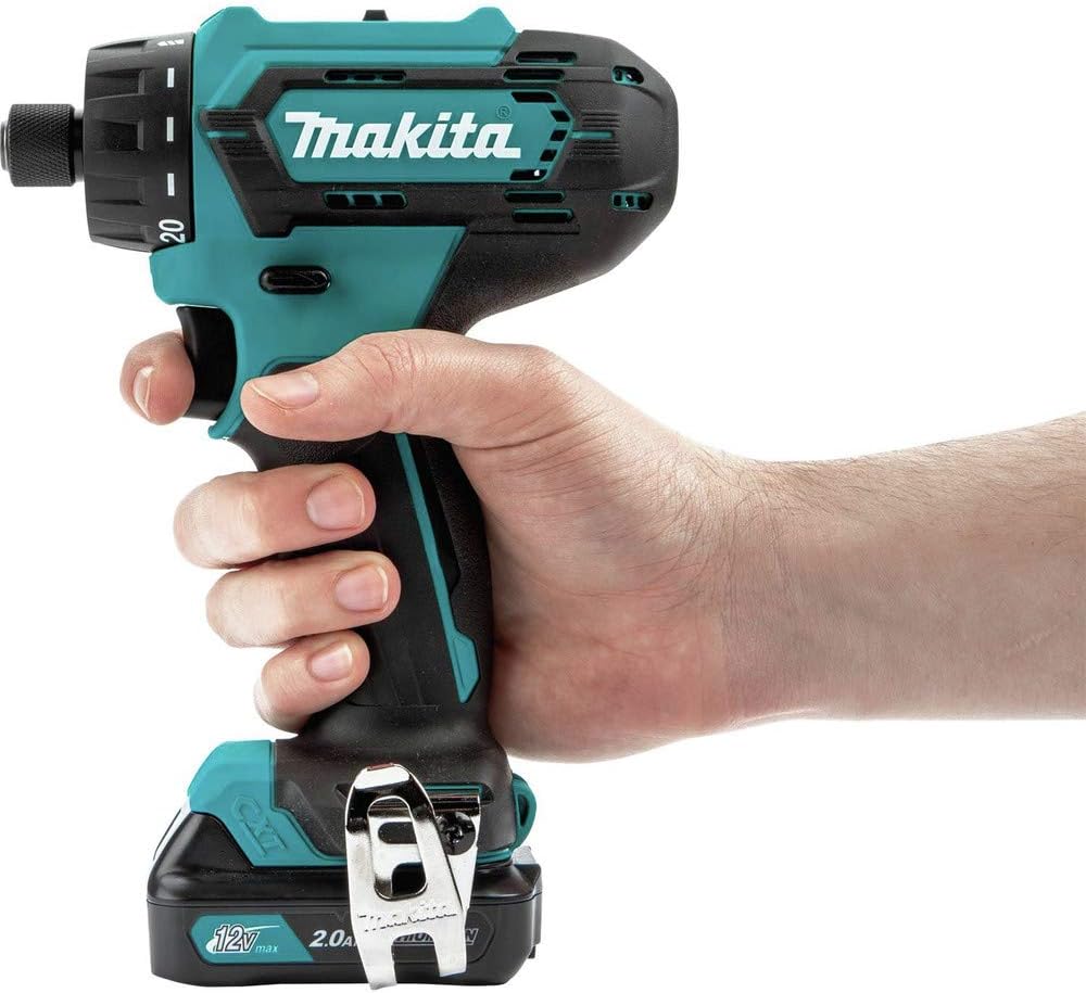 Makita FD10R1 12V max CXT® Lithium-Ion Cordless 1/4" Hex Driver-Drill Kit (2.0Ah)