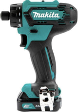 Makita FD10R1 12V max CXT® Lithium-Ion Cordless 1/4" Hex Driver-Drill Kit (2.0Ah)