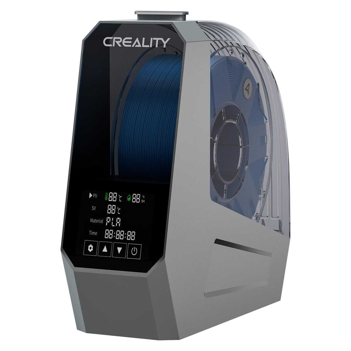 Creality Filament Dryer Box 4 Spools, Space Pi X4 Filament Storage Box, 200W PTC Heats Up to 85°C, Dual Heating Chambers, Fast Drying & Moisture-Free Storage, for PLA, PETG, TPU, ABS