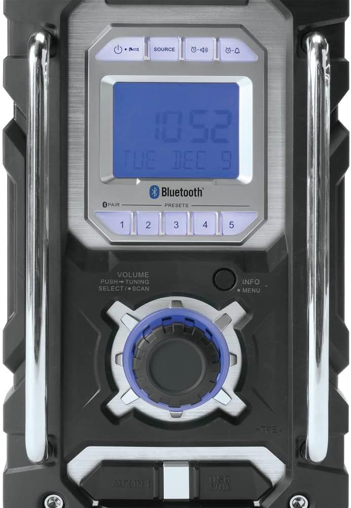 Makita XRM06B-R 18V LXT Cordless Lithium-Ion Bluetooth Job Site Radio (Renewed)
