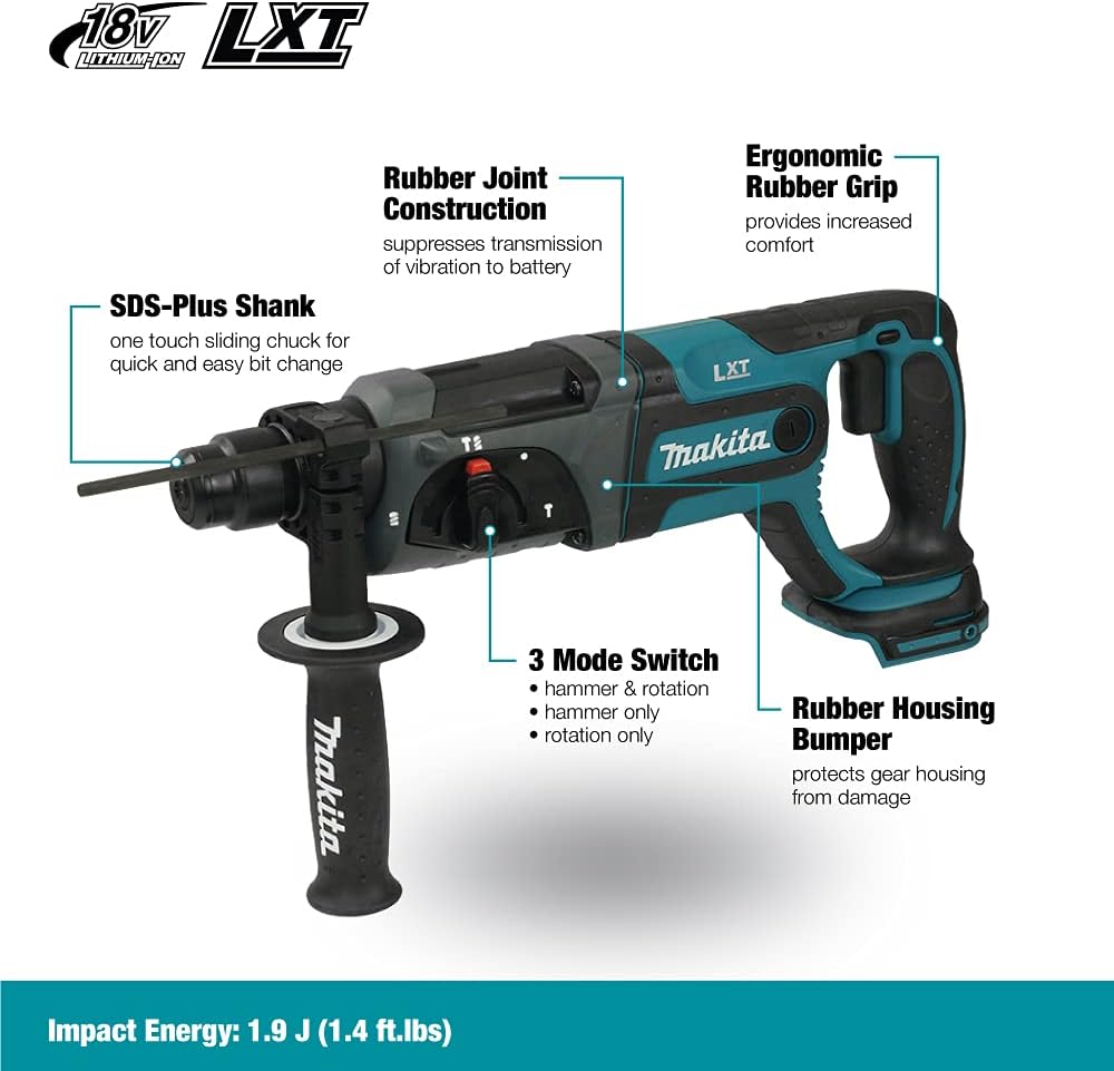 SDS-PLUS 18V LTX Chipping Punch (Product only) - MAKITA DHR241Z