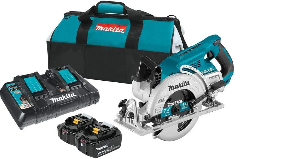 Makita XSR01Z 36V (18V X2) LXT® Brushless Rear Handle 7-1/4" Circular Saw, Tool Only