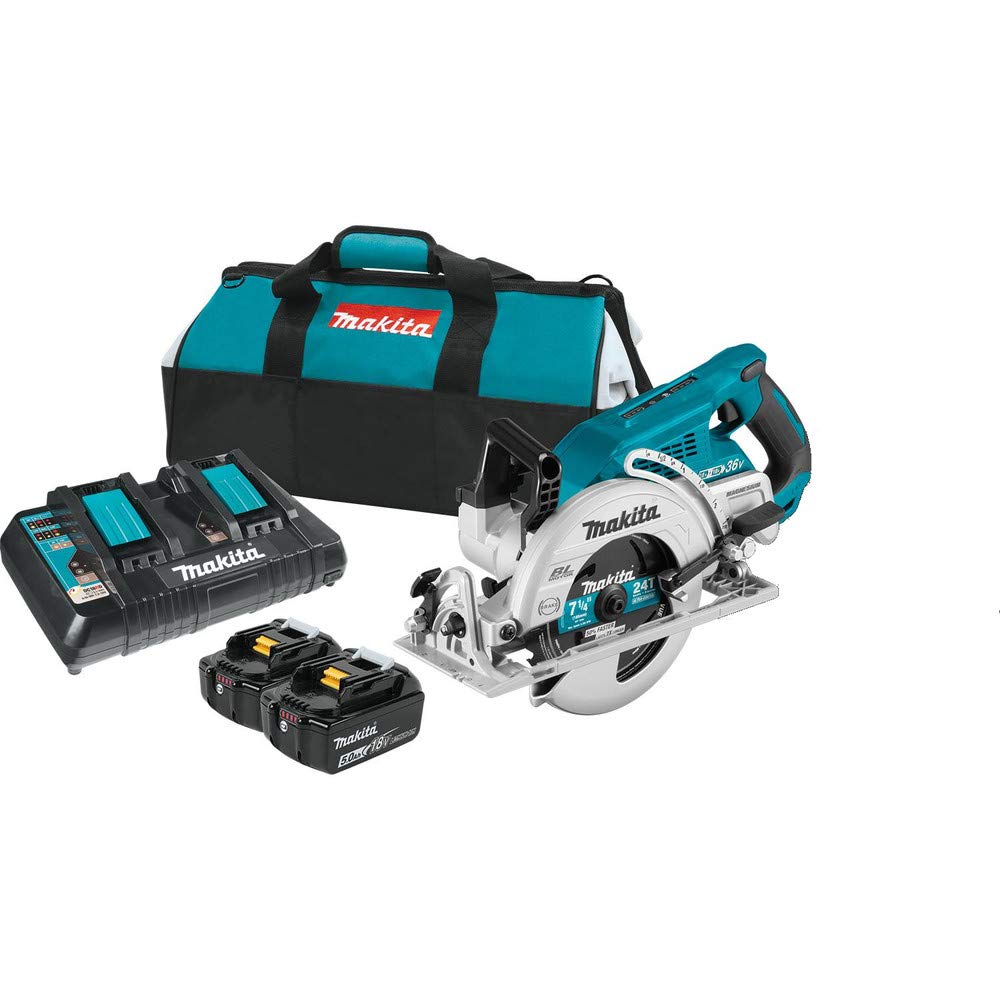 Makita XSR01Z 36V (18V X2) LXT® Brushless Rear Handle 7-1/4" Circular Saw, Tool Only