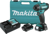 Makita FD10R1 12V max CXT® Lithium-Ion Cordless 1/4" Hex Driver-Drill Kit (2.0Ah)