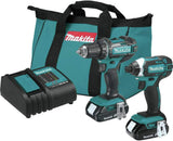 Makita CT225SYX 18V LXT® Lithium-Ion Compact Cordless 2-Pc. Combo Kit (1.5Ah)