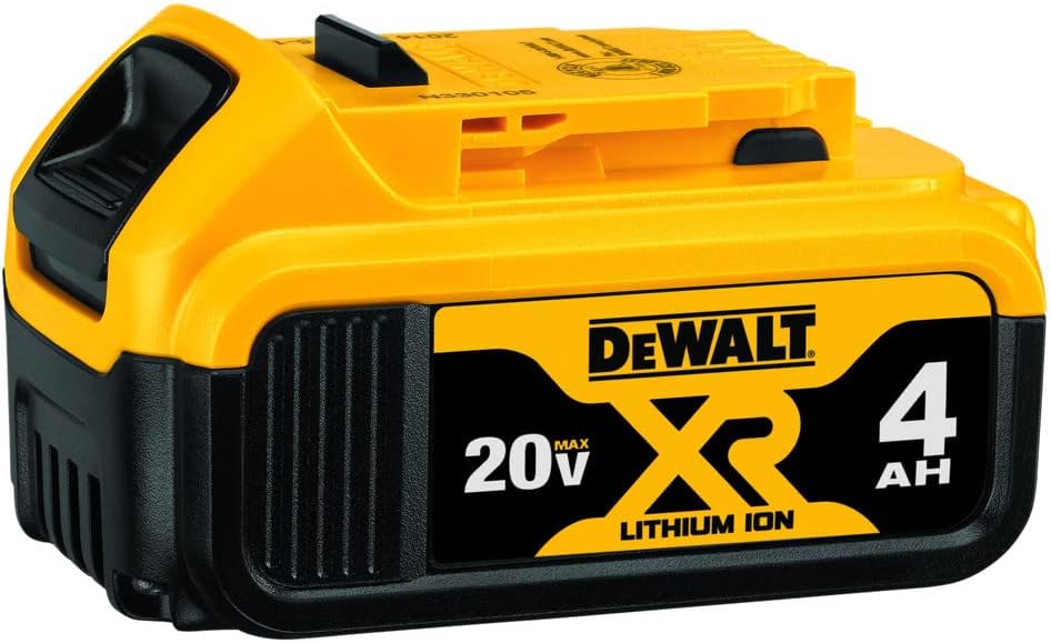 DEWALT 20V MAX* XR Battery, 4.0-Ah, 2-Pack (DCB204-2), Black