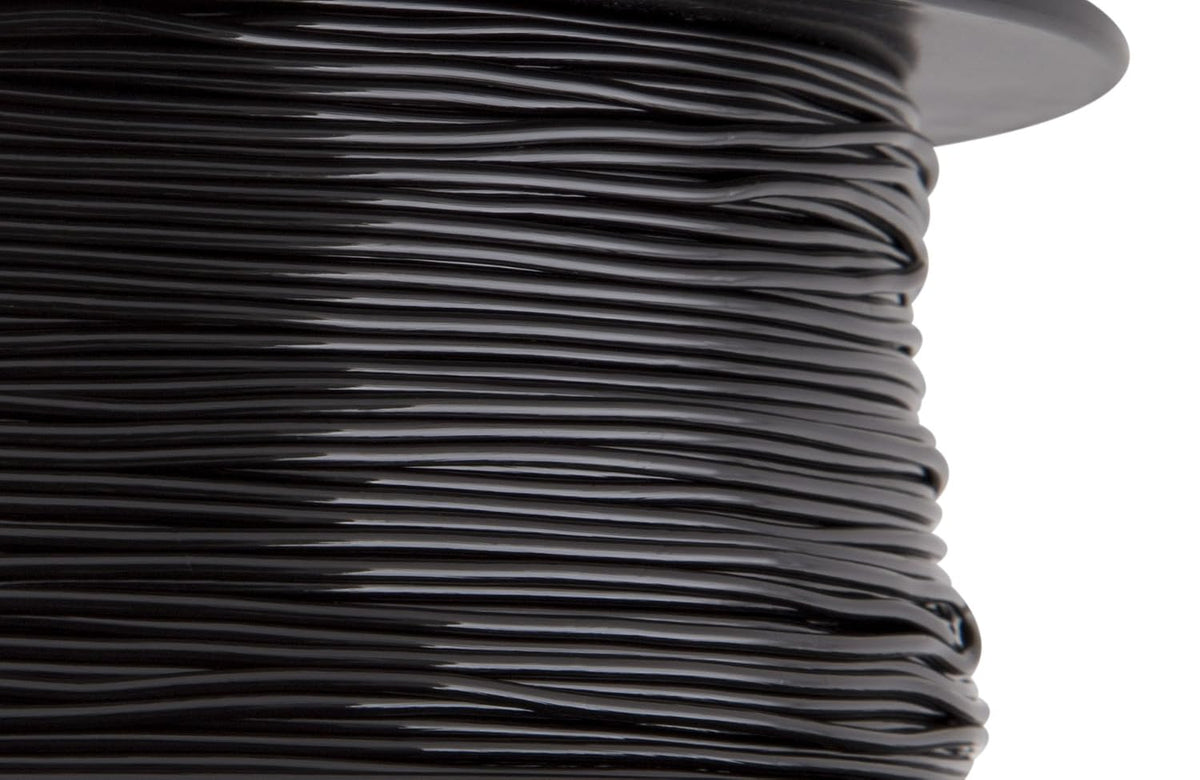 HATCHBOX 1.75mm Black TPU 3D Printer Filament Shore 95A, 1 KG Spool, Dimensional Accuracy +/- 0.03 mm, 3D Printing Filament