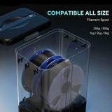 SUNLU 3KG Filament Dryer SP2 & Storage Box, 70℃ Max Temperature and 15min Fast Heating for 3D Printer Filament Drying and Sealing with Heat Control, Compatible with 1.75mm/2.85mm PLA PETG TPU ABS ASA