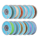 3D Printer Filament Bundle,1.75MM Silk PLA Filament Multicolor 250g*10 Rolls,Bulk Filament fits for Most FDM 3D Printers.