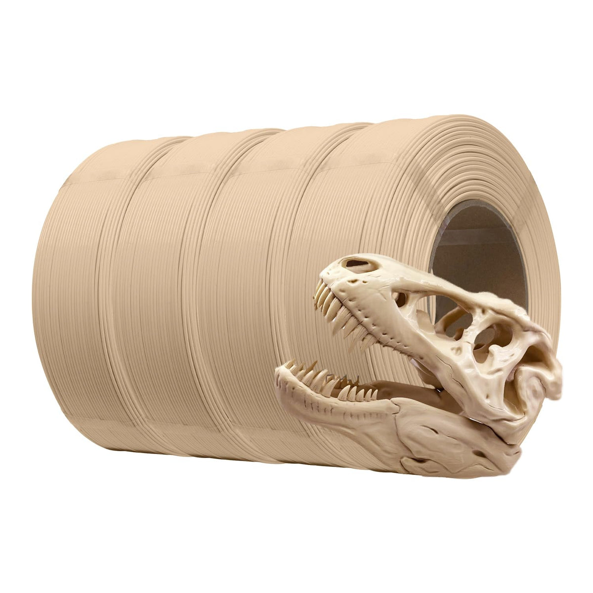eSUN PLA+ Refilament 1.75mm, 3D Printer Refill PLA Plus, 1KG per Roll, 4 Rolls Spoolless 3D Printing Filament for 3D Printers, Black