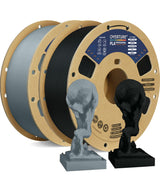 OVERTURE 4KG Bundle PLA Plus (PLA+) Filament 1.75mm, Stronger & More Durable, Professional Toughness 3D Printer Filament 1kg (2.2lbs) 4 Pack, High Precision +/- 0.02mm, Tangle-Free (Black*4)