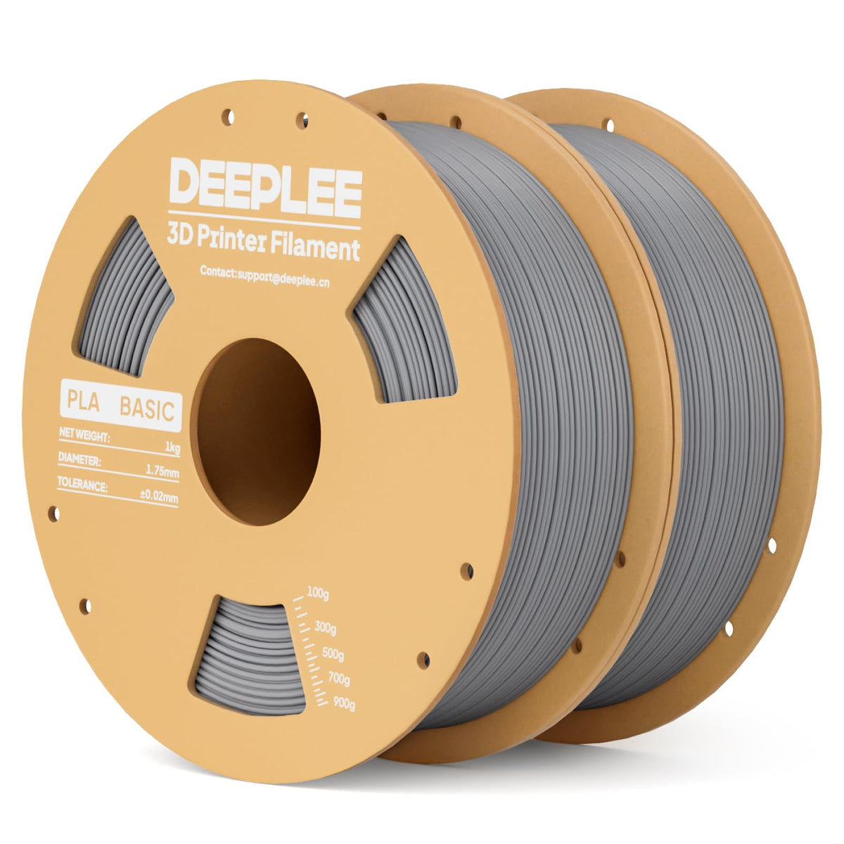 PLA Basic 1.75mm 3D Printer Filament, 3D Printing Filament with Dimensional Accuracy +/- 0.02 mm, Neatly Wound, No Clogging, Best for Beginners, Fits for Most FDM 3D Printers 4KG Black