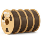 PLA Basic 1.75mm 3D Printer Filament, 3D Printing Filament with Dimensional Accuracy +/- 0.02 mm, Neatly Wound, No Clogging, Best for Beginners, Fits for Most FDM 3D Printers 4KG Black