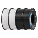 Creality ABS Filament 1.75mm Black 4 kg, 3D Printer Filament Bundle, Excellent Resistance, Odorless Non-Toxic, Stability, Tough, 4 Pack(8.8 lbs) (Black 4-Pack)