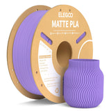 ELEGOO Matte PLA 3D Printer Filament Bundle 1.75mm, 8 Colors 250g Spool Dimensional Accuracy +/- 0.02mm, 8 Pack Multicolors Fits for Most FDM 3D Printers