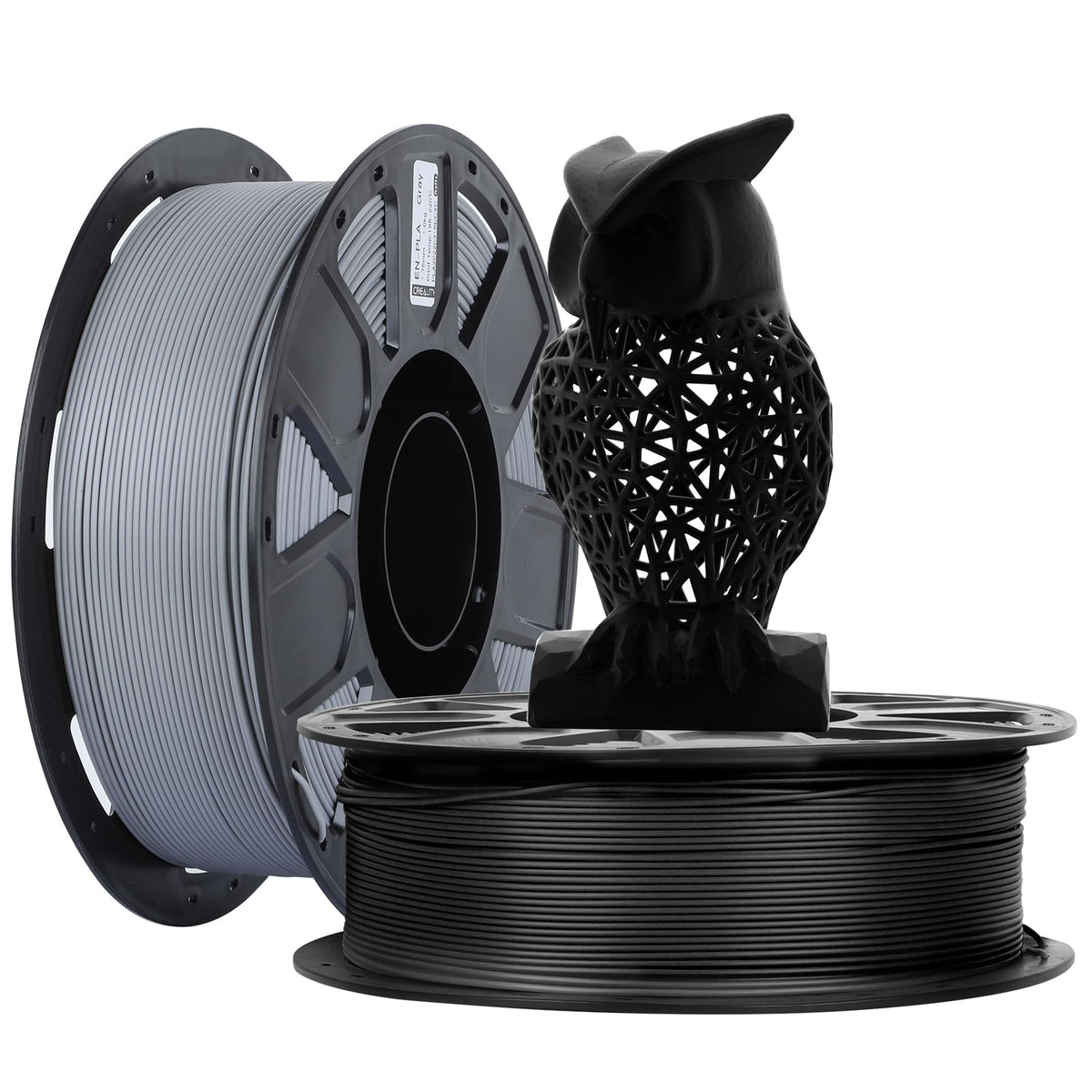 Creality 3D Printer Filament 1.75mm 4KG, PLA Filament Bulk +/- 0.02mm, 4 Pack 1kg Spool(2.2lbs) 3D Printing Filament Fits for Most FDM 3D Printers, 4 White